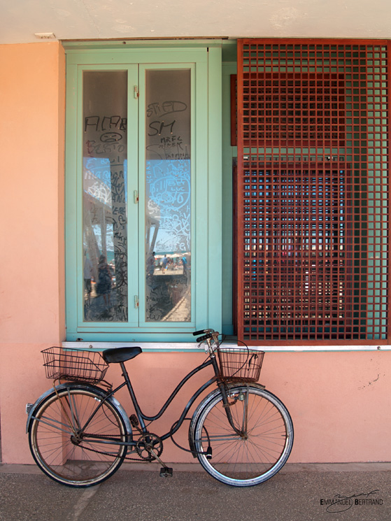 Bicyclette du Lido, Venise, Italie, 2008 © Emmanuel Bertrand